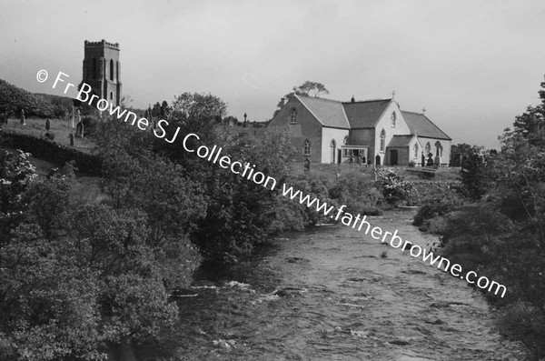 CHURCH FROM RIVER BANK